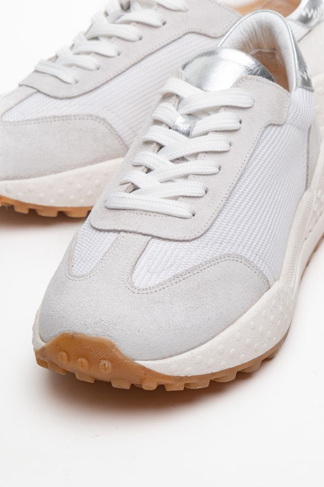 Kadın Deri Sneaker Ayakkabı BUZ SUET GUMUS PNC1400 resmi