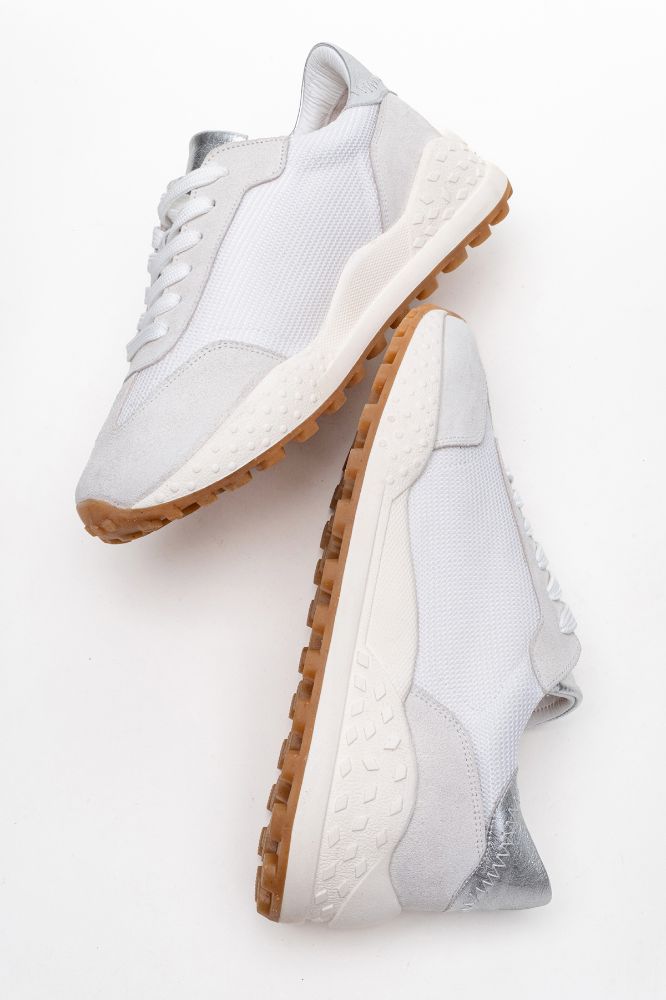 Kadın Deri Sneaker Ayakkabı BUZ SUET GUMUS PNC1400 resmi
