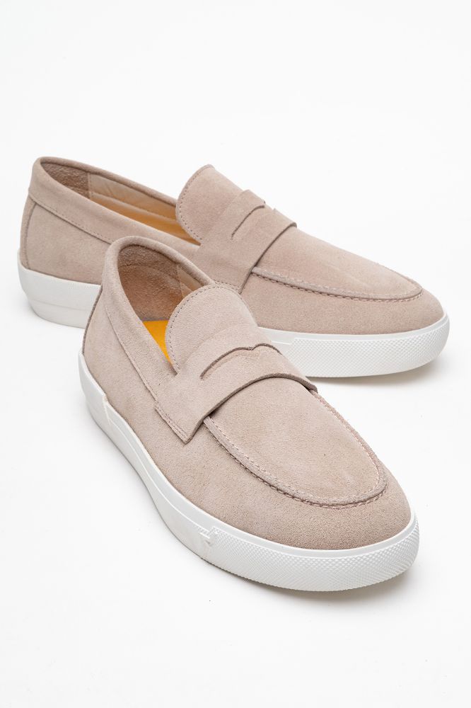 Kadın Deri Loafer Ayakkabı TAS SUET PNC1426 resmi