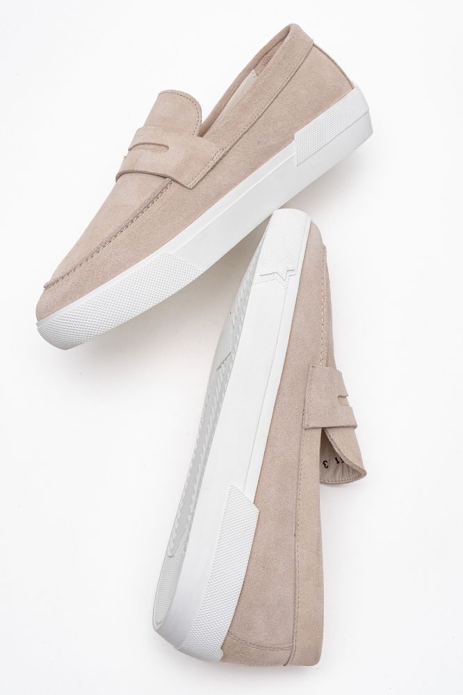 Kadın Deri Loafer Ayakkabı TAS SUET PNC1426 resmi