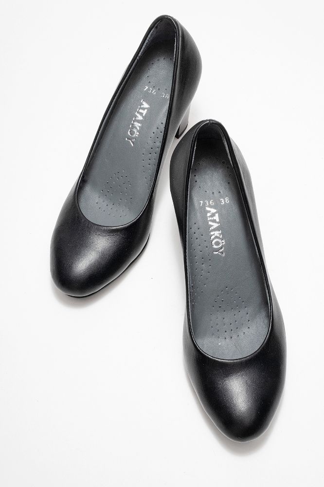 Kadın Deri Ayakkabı SIYAH PYZ736 resmi