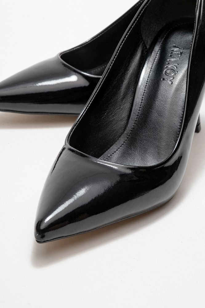 Kadın Topuklu Stiletto Ayakkabı SIYAH RUGAN YKL200 resmi