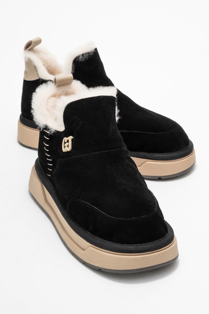 kadin-ici-kurklu-bilekte-bot-SIYAH SUET-GUJ486-0100418_0