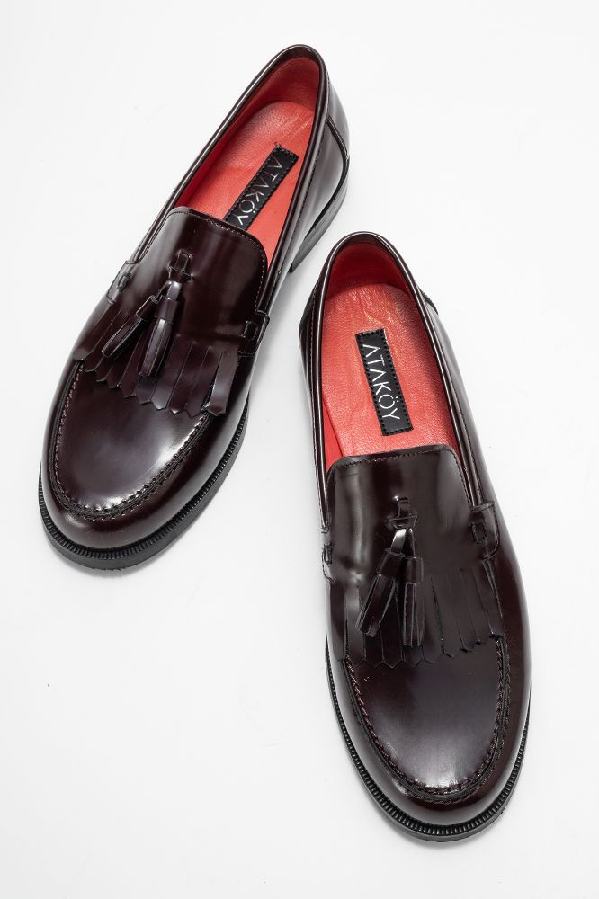 kadin-deri-loafer-ayakkabi-BORDO ACMA-PNC1423-0100548_0