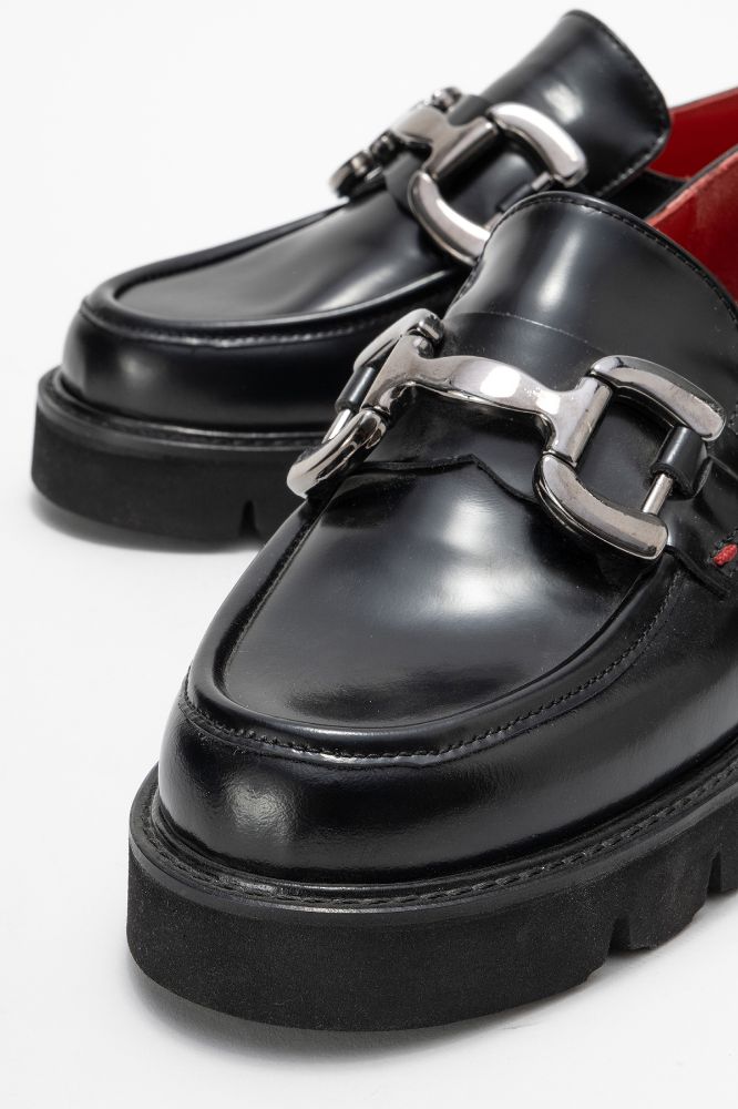 kadin-deri-tokali-loafer-ayakkabi-SIYAH ACMA-PNC4712-0100570_0