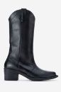 Kadın Deri Western Çizme SIYAH EFE9422
