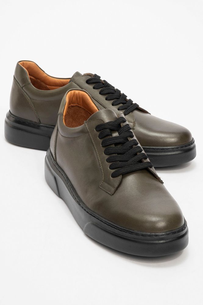 erkek-deri-ayakkabi-HAKI SIYAH-GLR9110-0100691_0