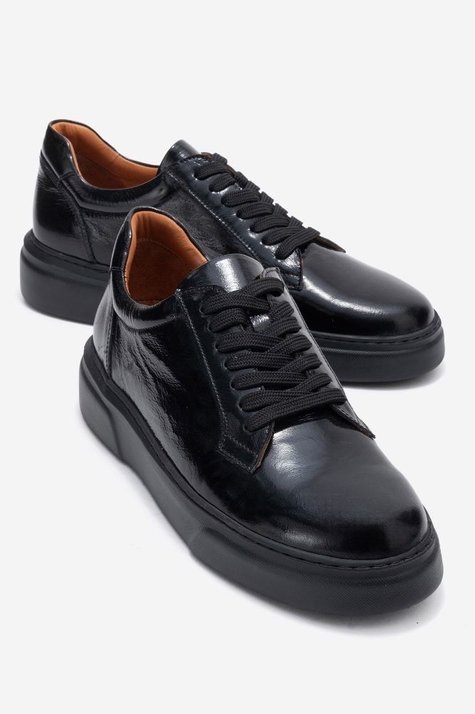 erkek-deri-ayakkabi-SIYAH KIRIŞIK-GLR9110-0100703_0