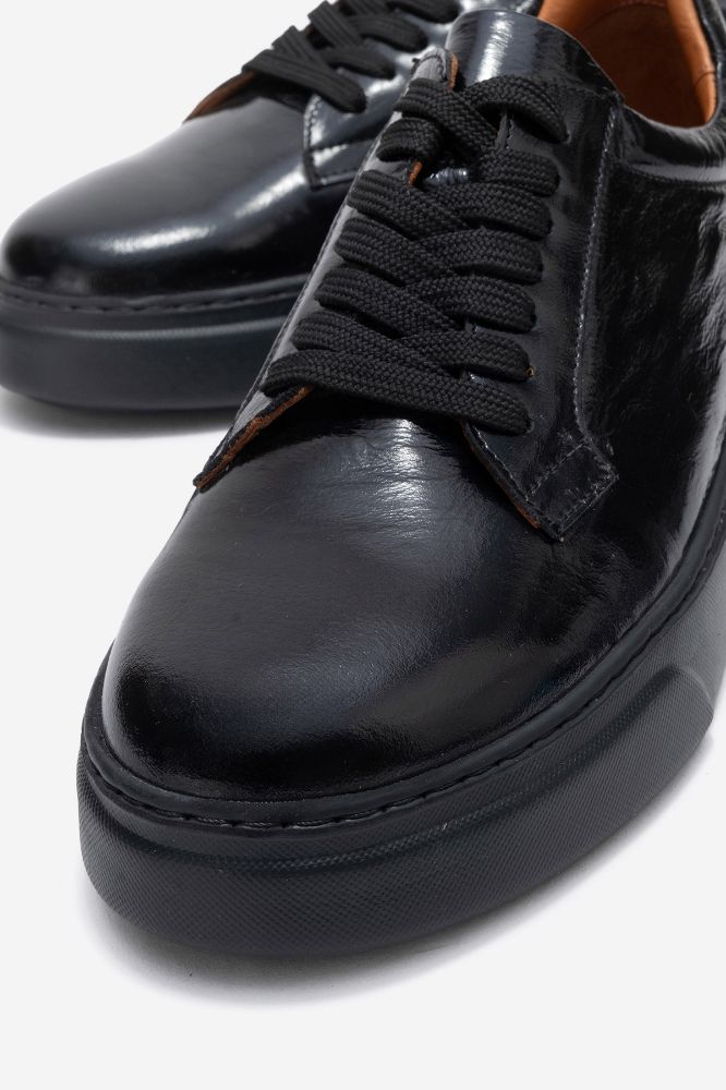 erkek-deri-ayakkabi-SIYAH KIRIŞIK-GLR9110-0100704_0