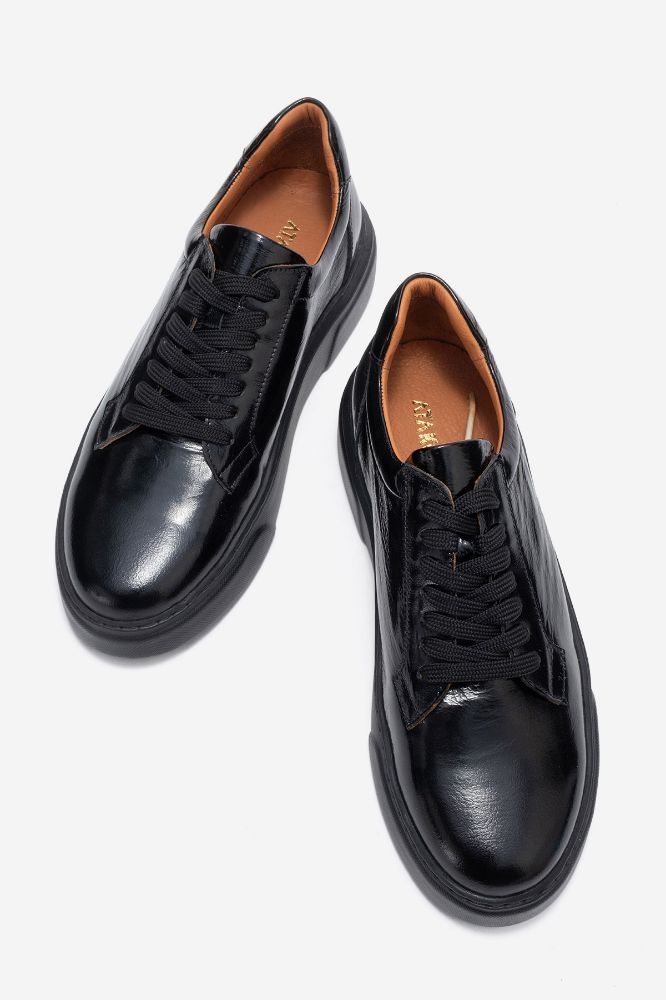 erkek-deri-ayakkabi-SIYAH KIRIŞIK-GLR9110-0100706_0