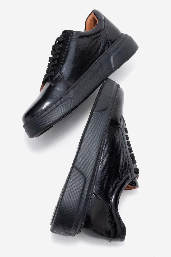 erkek-deri-ayakkabi-SIYAH KIRIŞIK-GLR9110-0100707_0