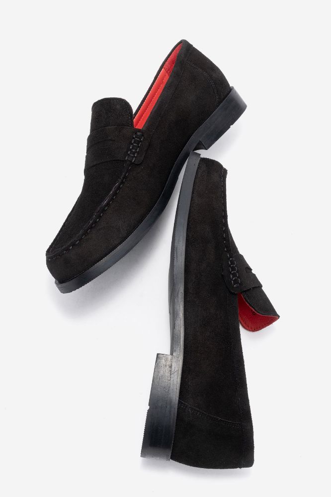 kadin-deri-loafer-ayakkabi-SIYAH SUET-PNC1436-0100767_0