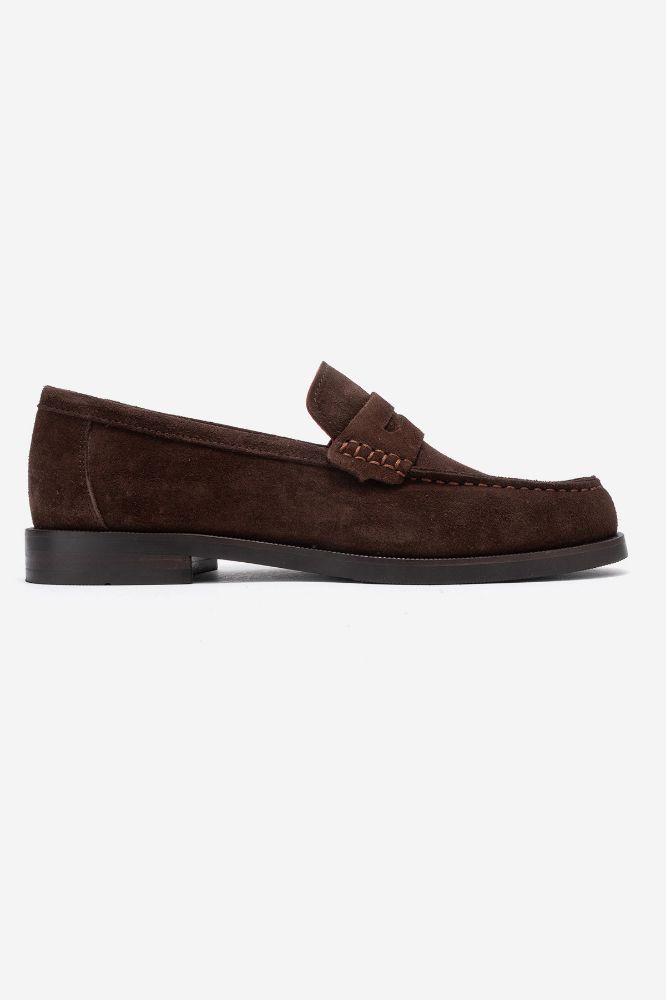 kadin-deri-loafer-ayakkabi-KAHVE SUET-PNC1436-0100768_0