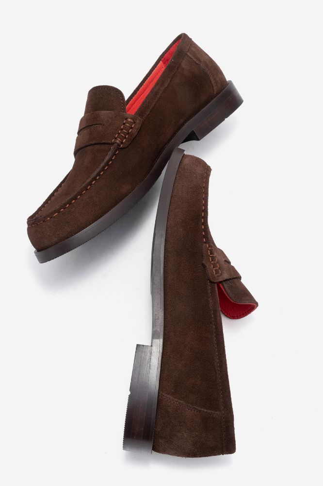 kadin-deri-loafer-ayakkabi-KAHVE SUET-PNC1436-0100773_0