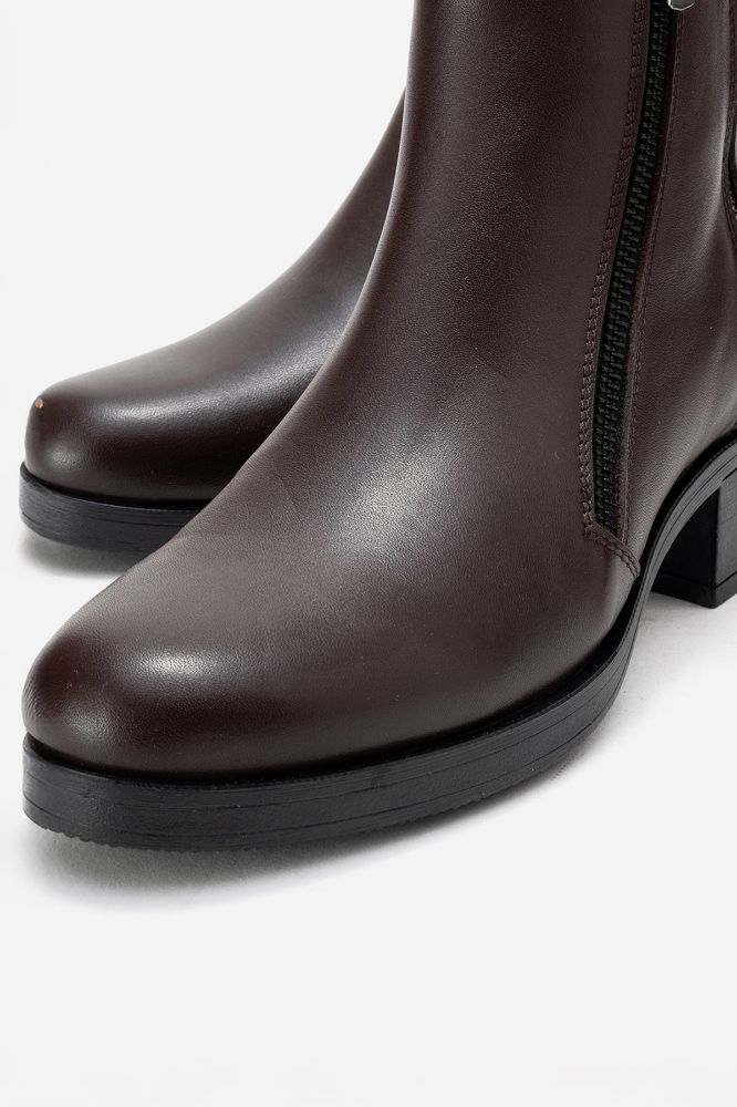 kadin-deri-fermuar-detayli-topuklu-bot-KOYU KAHVE-PNC187-0100806_0