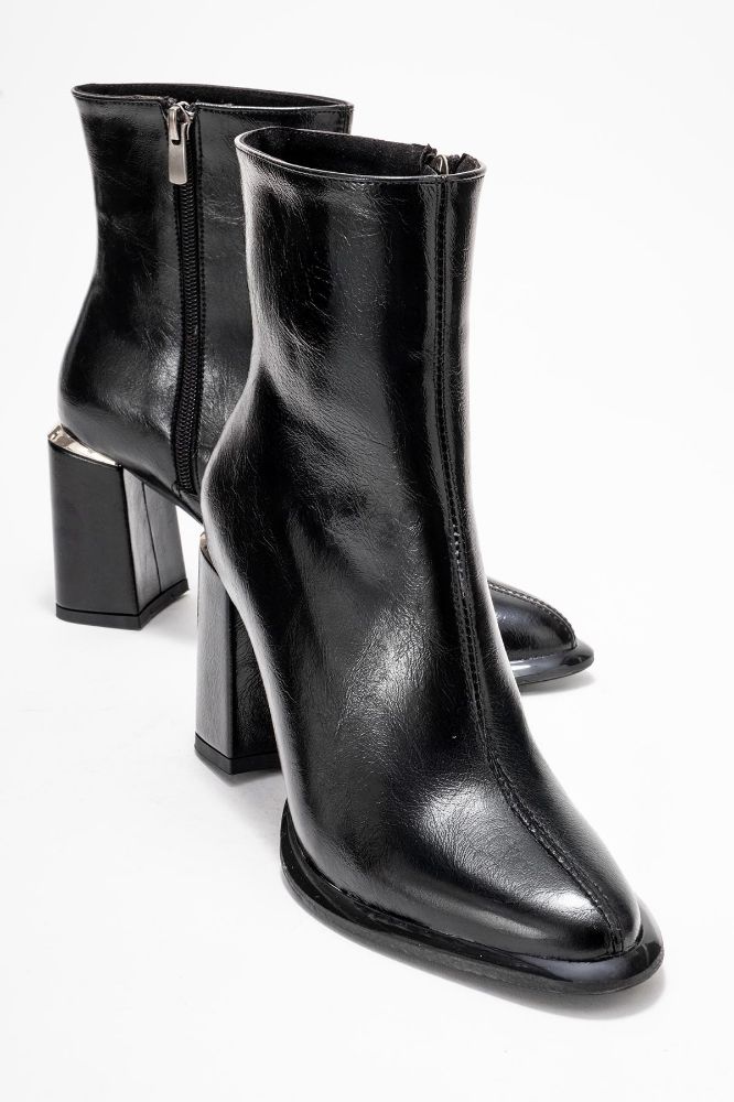 kadin-kalin-topuklu-bot-SIYAH KIRIŞIK-ERC512-0100975_0