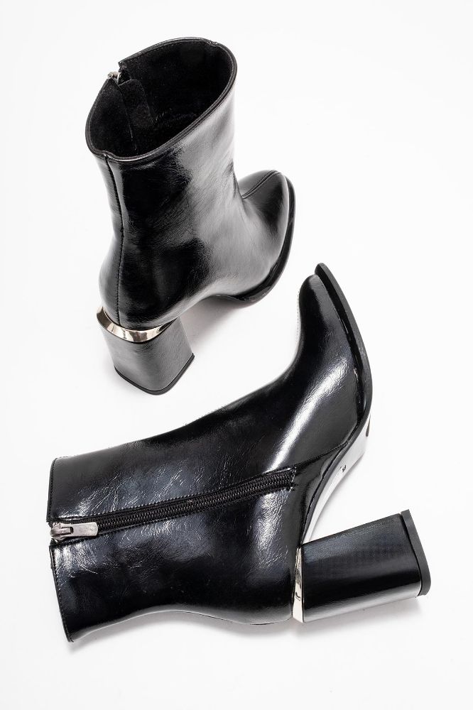 kadin-kalin-topuklu-bot-SIYAH KIRIŞIK-ERC512-0100979_0