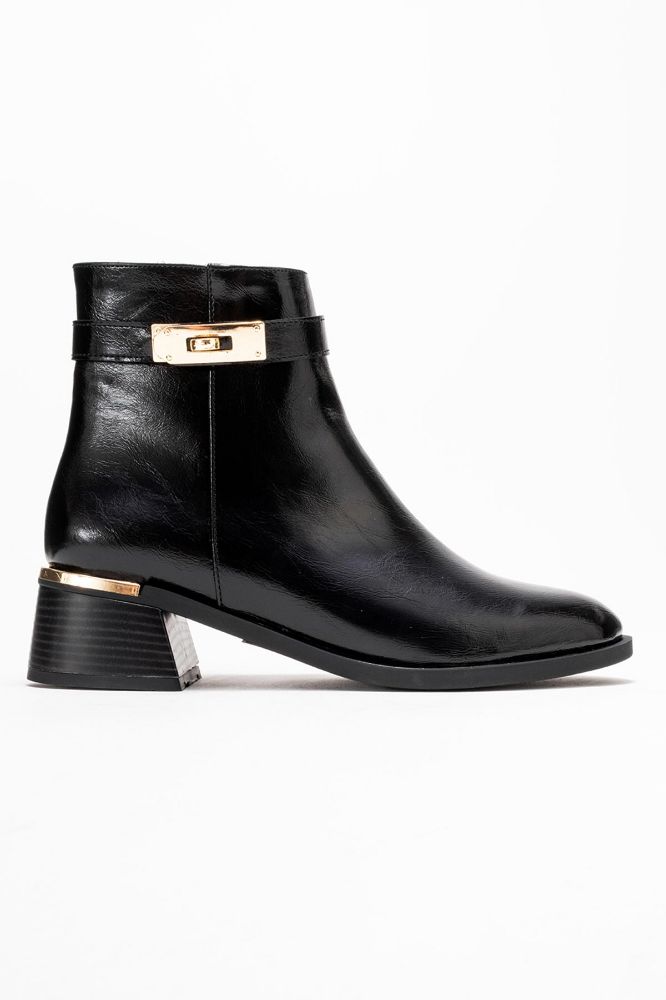 kadin-kalin-topuklu-bot-SIYAH KIRIŞIK-ERC701-0101000_0