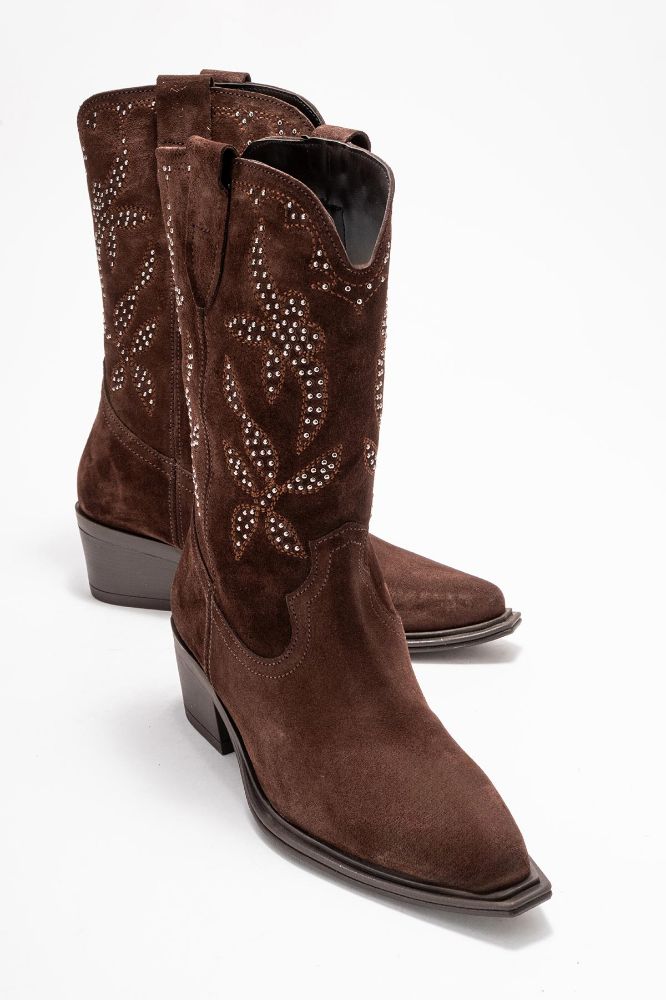 kadin-deri-western-cizme-KAHVE SUET-EFE9423-0101007_0