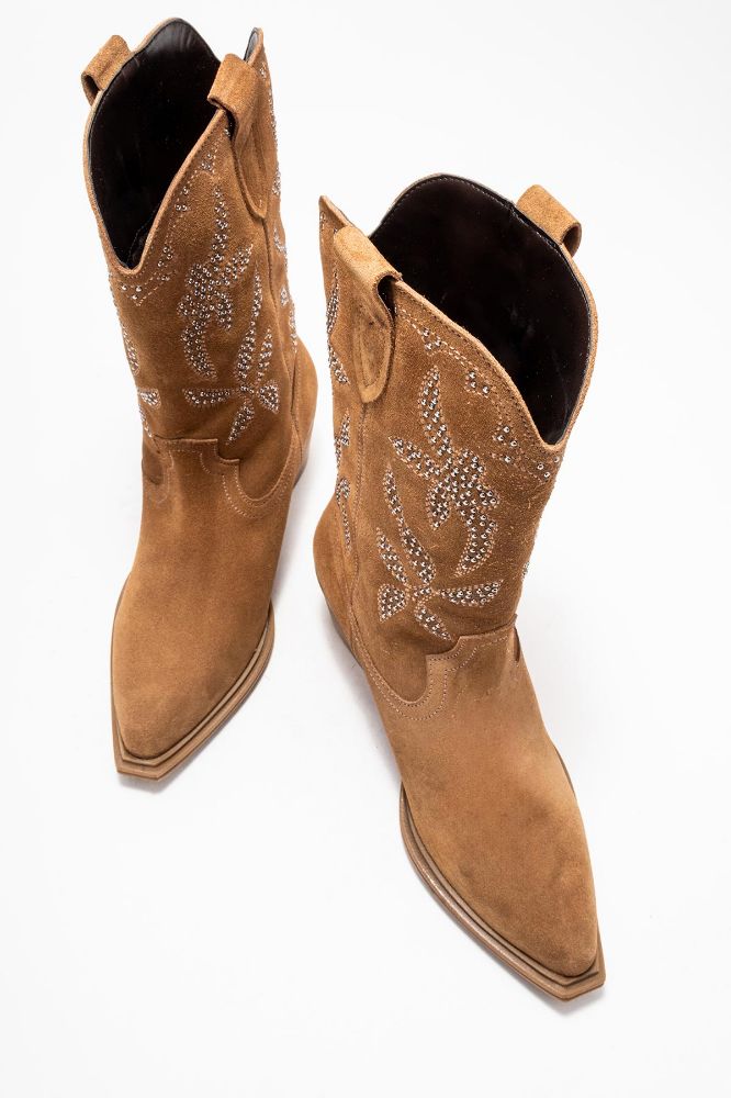 kadin-deri-western-cizme-KUM SUET-EFE9423-0101016_0