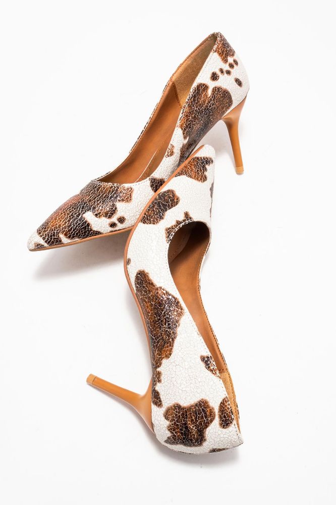 kadin-baskili-stiletto-ayakkabi-TABA BEYAZ-ERC011-0101023_0