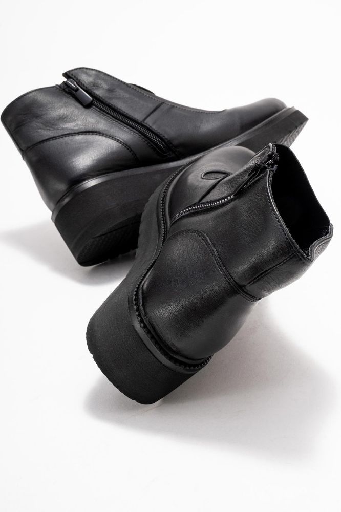 kadin-deri-onden-lastikli-bot-SIYAH-NHR406-0101069_0