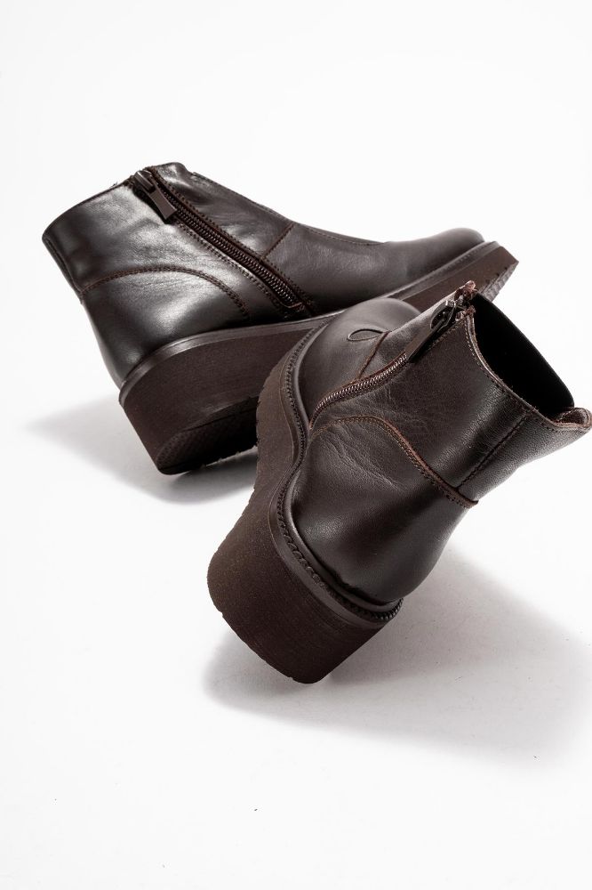 kadin-deri-onden-lastikli-bot-KAHVE-NHR406-0101075_0