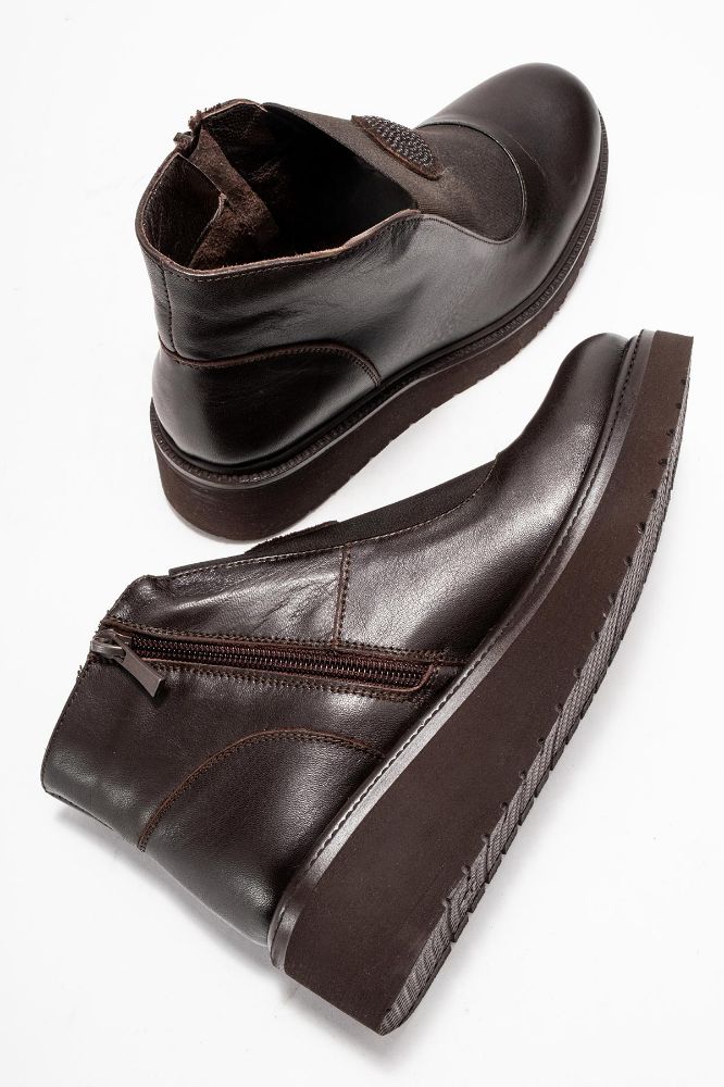 kadin-deri-onden-lastikli-bot-KAHVE-NHR406-0101077_0