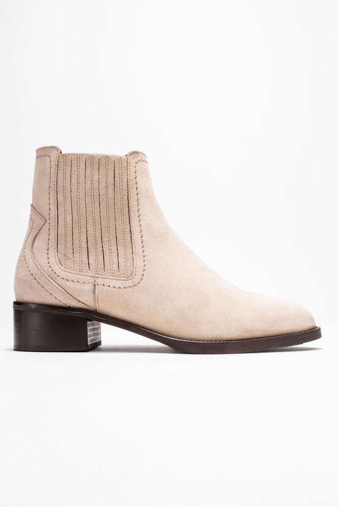 kadin-deri-bilekten-lastikli-bot-BEJ SUET-PNC642-0101084_0