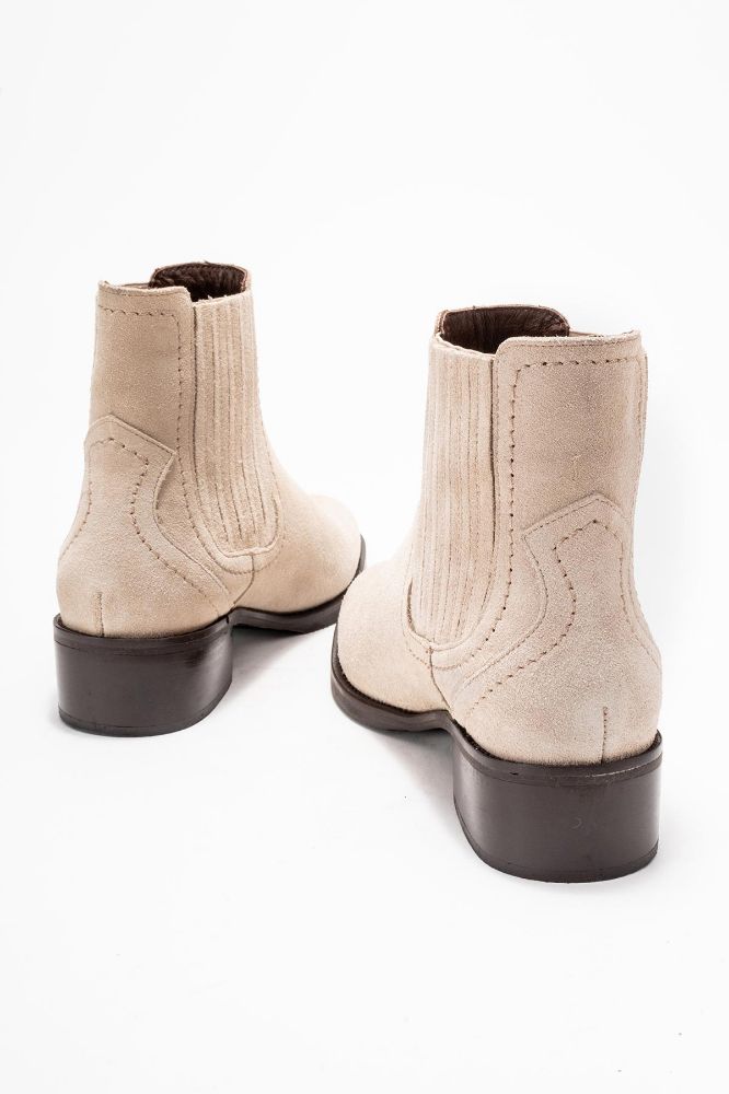 kadin-deri-bilekten-lastikli-bot-BEJ SUET-PNC642-0101087_0