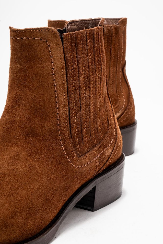 kadin-deri-bilekten-lastikli-bot-TABA SUET-PNC642-0101092_0