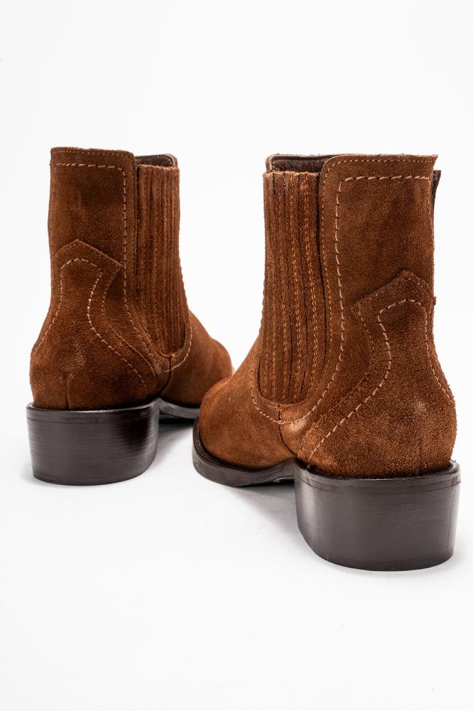 kadin-deri-bilekten-lastikli-bot-TABA SUET-PNC642-0101093_0