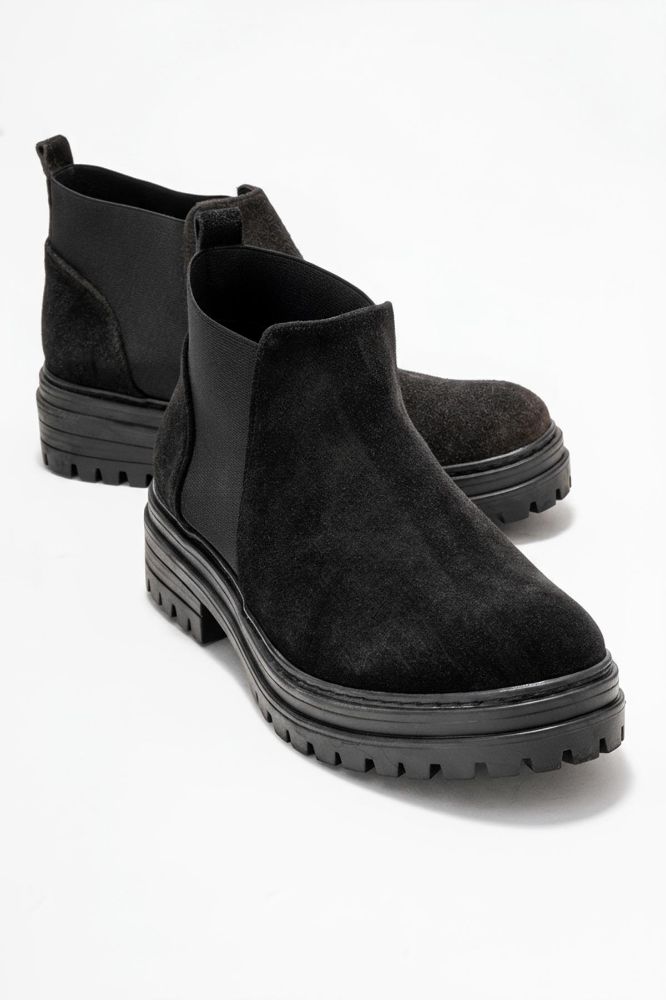 kadin-deri-lastikli-bot-SIYAH SUET-PYZ1950-0101115_0