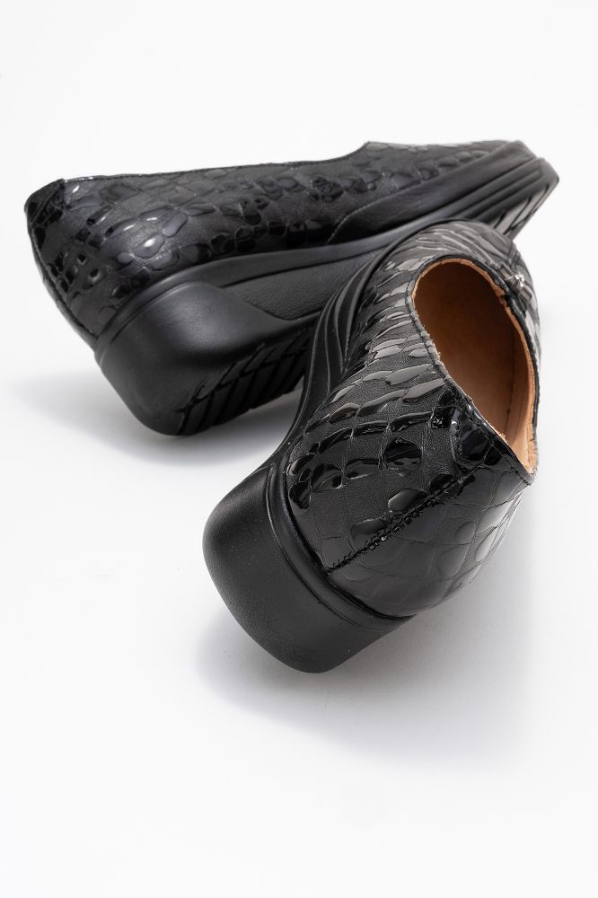 Kadın Deri Günlük Ayakkabı SIYAH NHR106 resmi