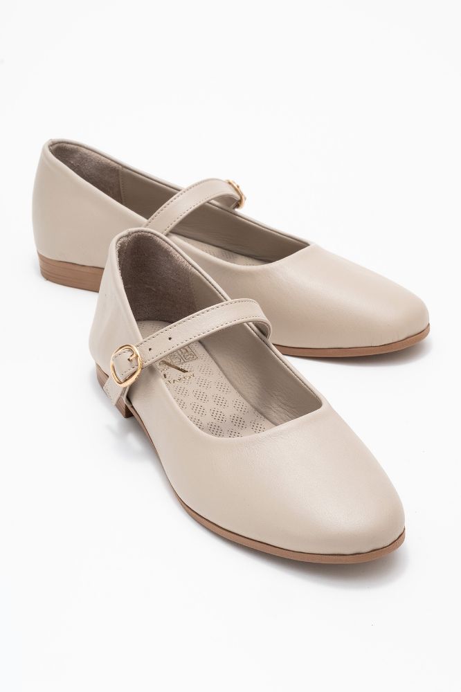 Kadın Deri Bantlı Babet TAS NHR3456 resmi