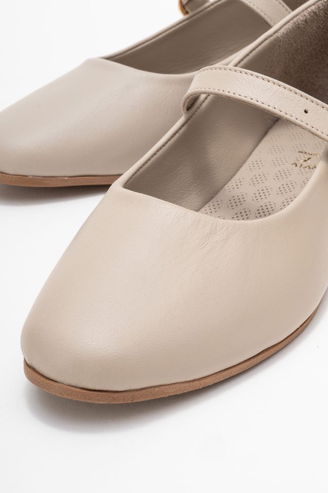 Kadın Deri Bantlı Babet TAS NHR3456 resmi