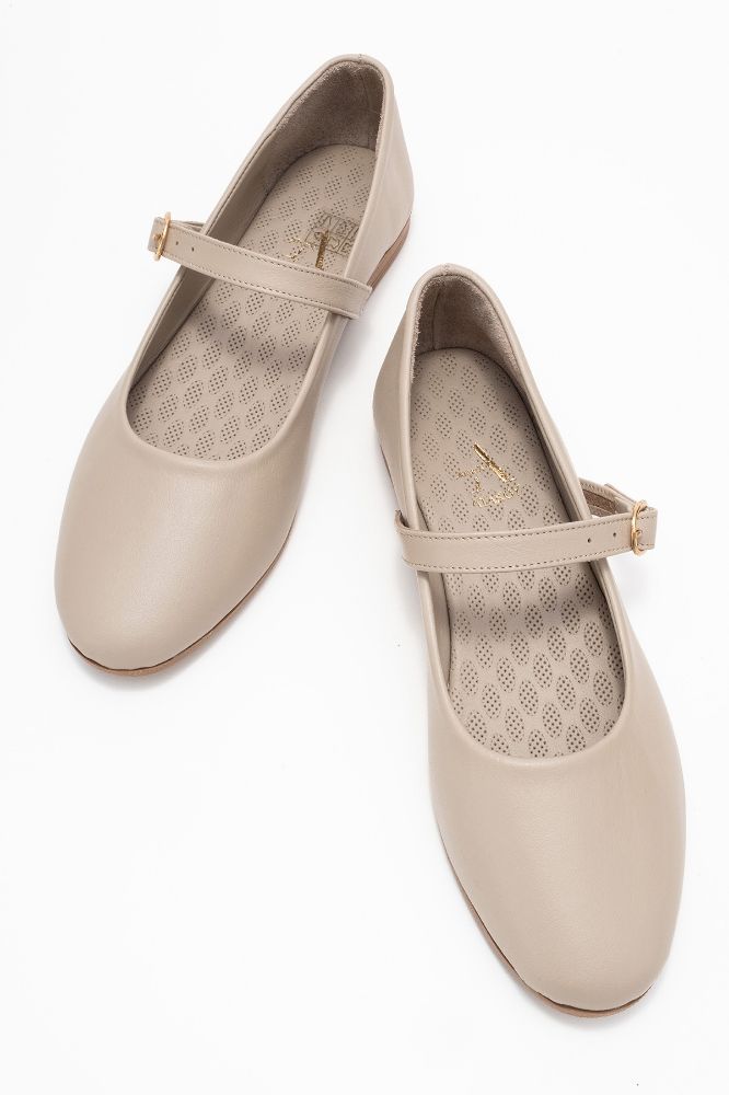 Kadın Deri Bantlı Babet TAS NHR3456 resmi