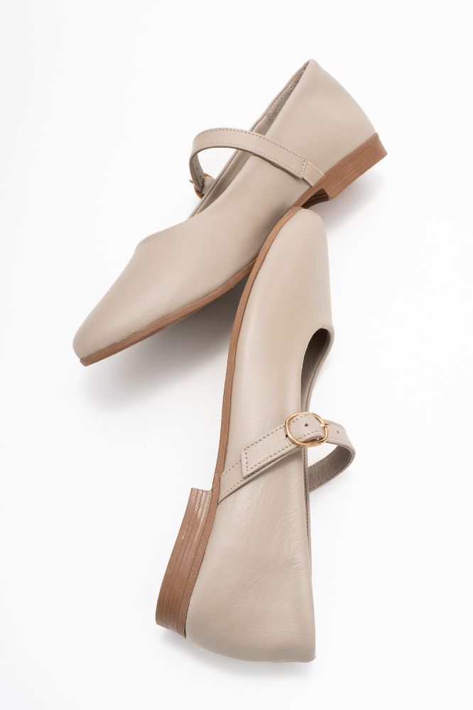 Kadın Deri Bantlı Babet TAS NHR3456 resmi