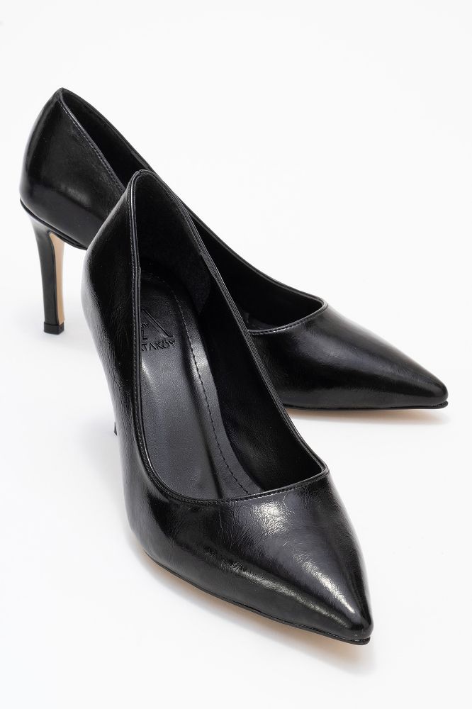 kadin-stiletto-SIYAH KIRIŞIK-ERC177-0101248_0