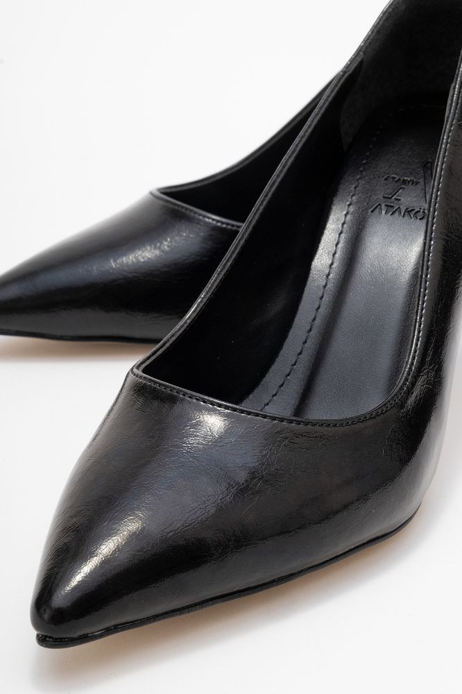 kadin-stiletto-SIYAH KIRIŞIK-ERC177-0101249_0