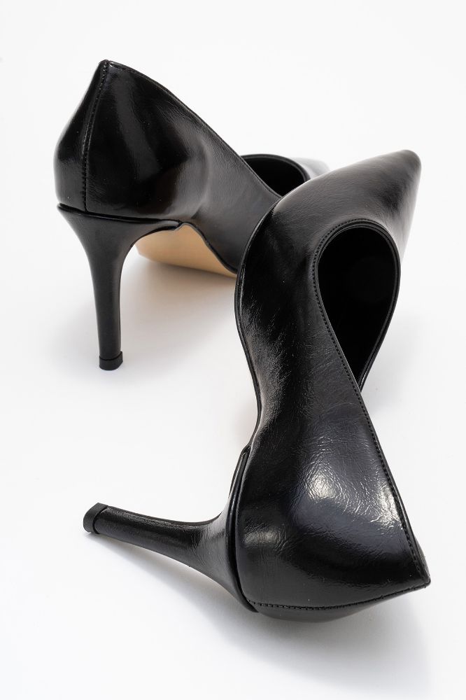 kadin-stiletto-SIYAH KIRIŞIK-ERC177-0101250_0