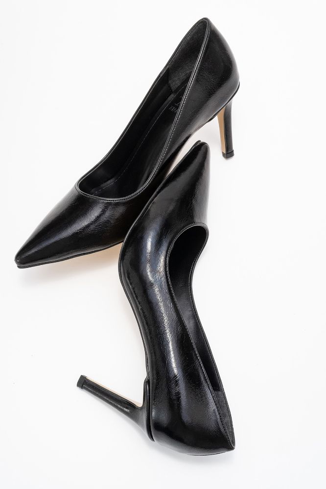 kadin-stiletto-SIYAH KIRIŞIK-ERC177-0101252_0