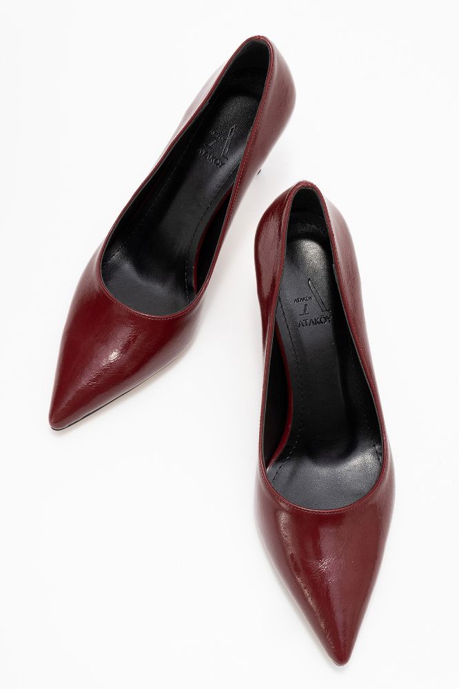 kadin-stiletto-BORDO KIRISIK-ERC177-0101257_0