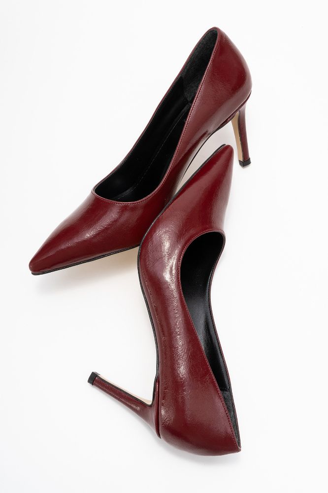 kadin-stiletto-BORDO KIRISIK-ERC177-0101258_0