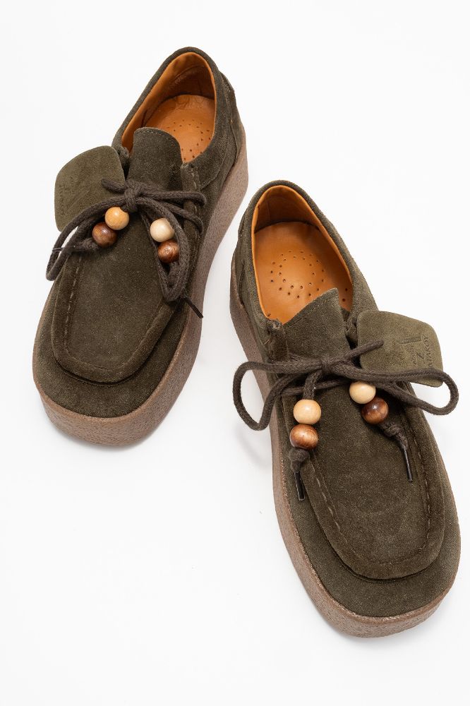 kadin-deri-ayakkabi-HAKI SUET-LOOK1350-0101305_0