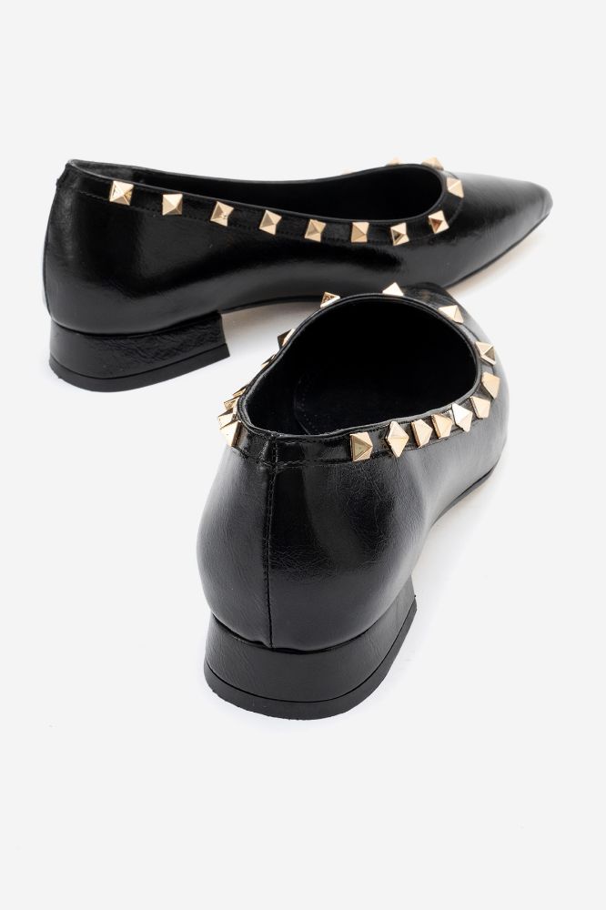 kadin-zimba-detayli-ayakkabi-SIYAH KIRIŞIK-ERC080-0101340_0