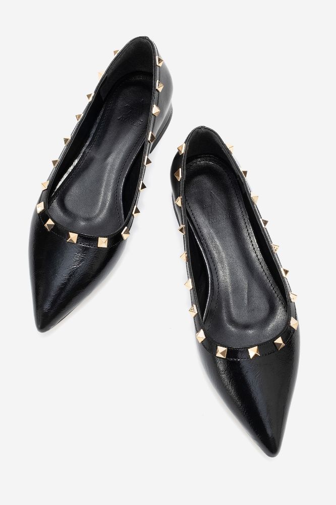 kadin-zimba-detayli-ayakkabi-SIYAH KIRIŞIK-ERC080-0101341_0