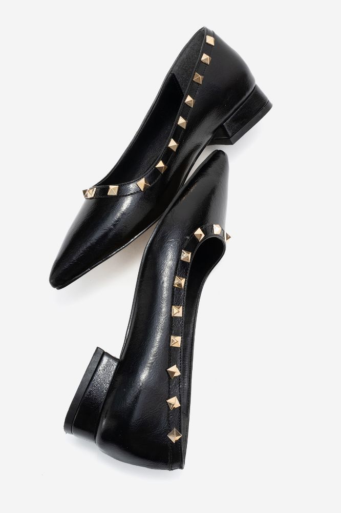 kadin-zimba-detayli-ayakkabi-SIYAH KIRIŞIK-ERC080-0101342_0