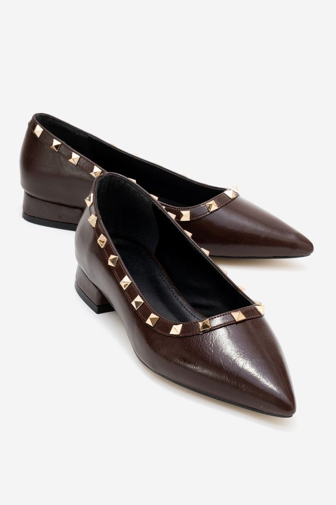 kadin-zimba-detayli-ayakkabi-KAHVE KIRISIK-ERC080-0101344_0