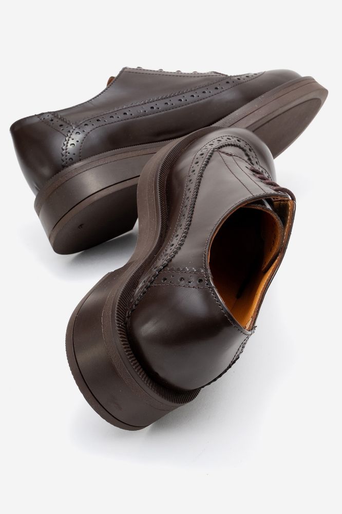 Kadın Deri Oxford Ayakkabı KAHVE PNC1448 resmi